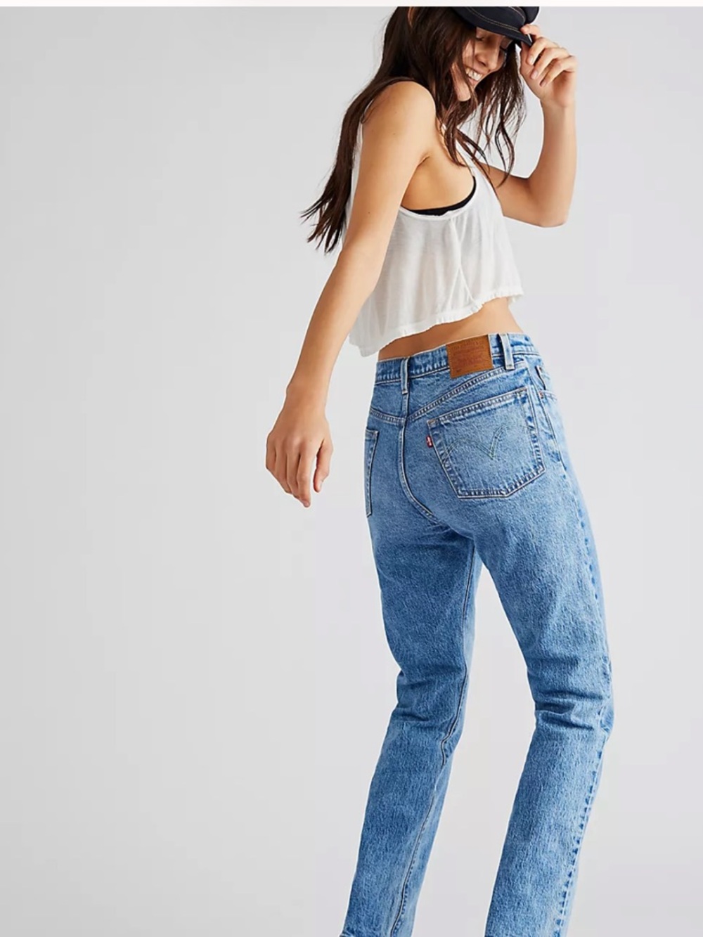 Levi's 501 Light Blue High-Rise Straight Jeans